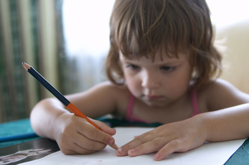 Dete treba da ume pravilno da drži olovku